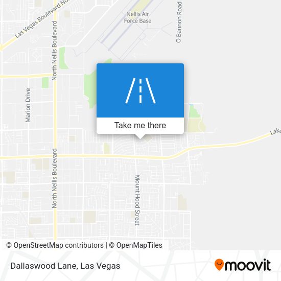 Dallaswood Lane map