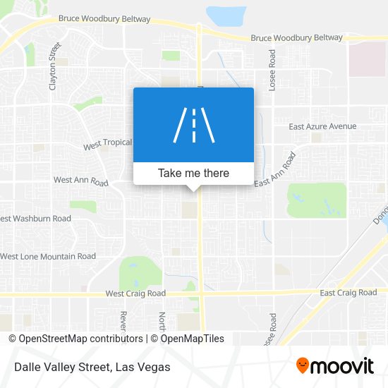 Dalle Valley Street map