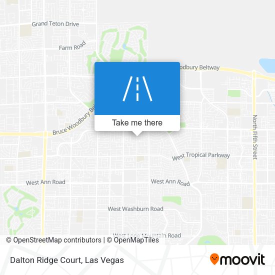 Mapa de Dalton Ridge Court