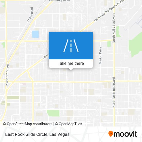 East Rock Slide Circle map