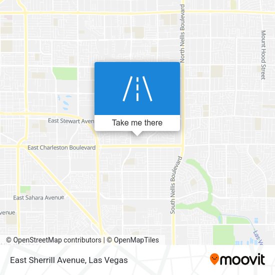 East Sherrill Avenue map