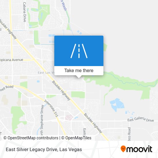 East Silver Legacy Drive map