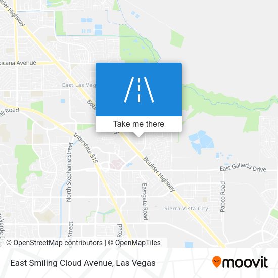 East Smiling Cloud Avenue map