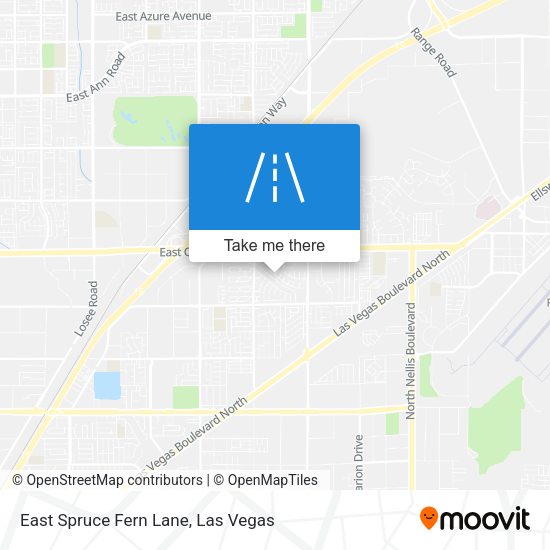 Mapa de East Spruce Fern Lane