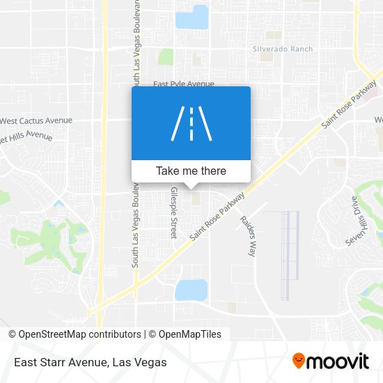 Mapa de East Starr Avenue
