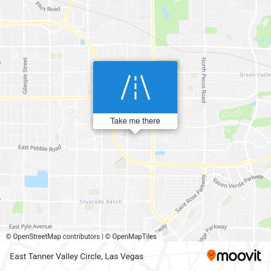 Mapa de East Tanner Valley Circle