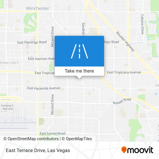 Mapa de East Terrace Drive