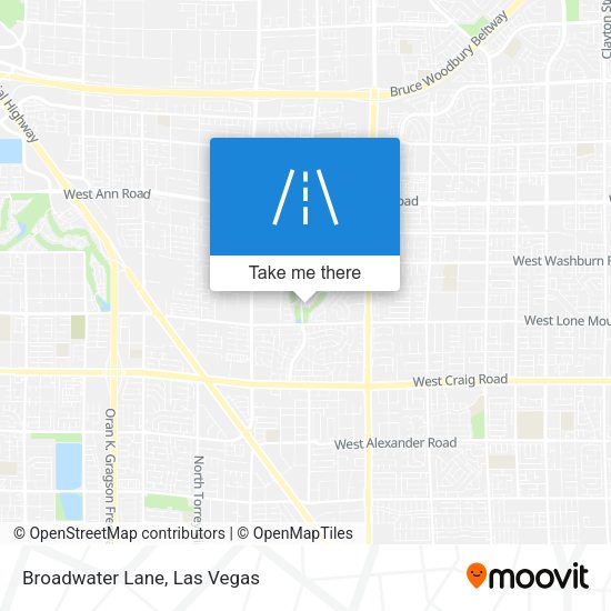 Mapa de Broadwater Lane