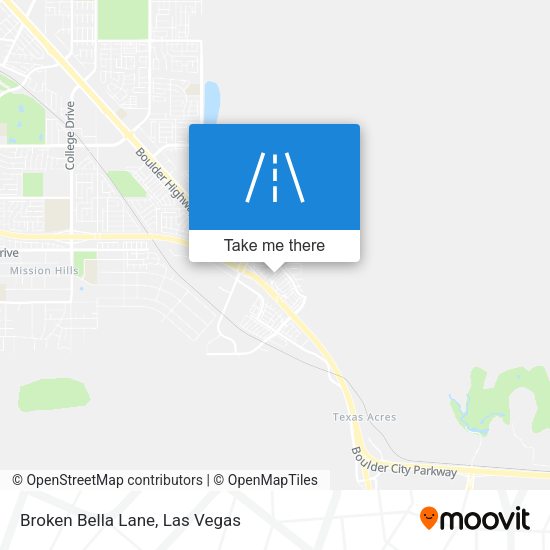 Broken Bella Lane map