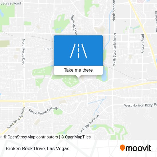 Mapa de Broken Rock Drive