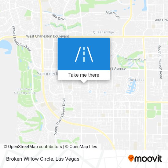 Broken Willow Circle map