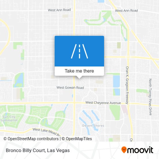 Mapa de Bronco Billy Court