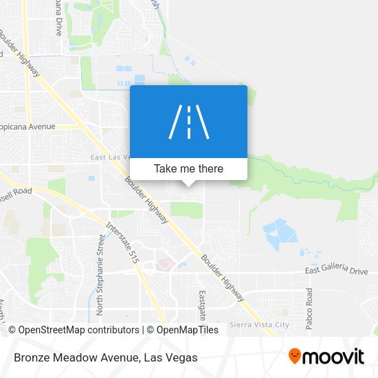 Bronze Meadow Avenue map