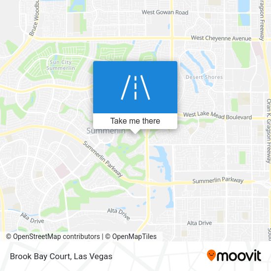 Mapa de Brook Bay Court