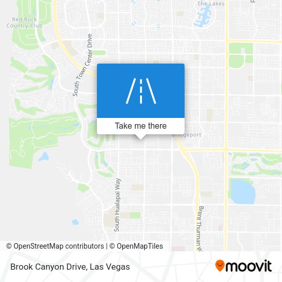 Brook Canyon Drive map