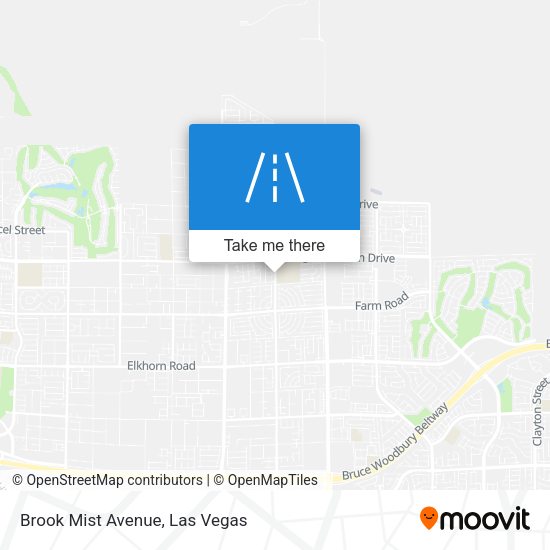 Brook Mist Avenue map