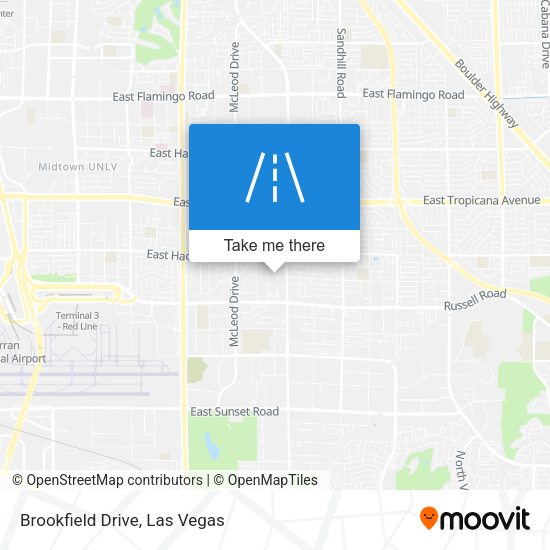 Mapa de Brookfield Drive