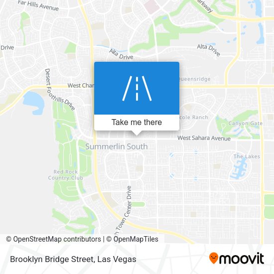 Brooklyn Bridge Street map
