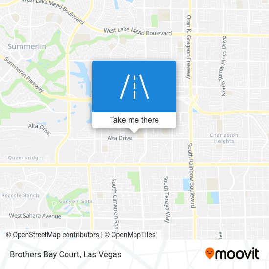 Brothers Bay Court map