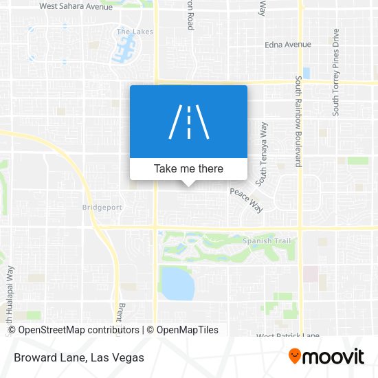 Mapa de Broward Lane