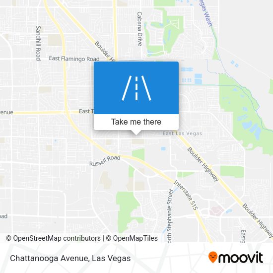 Mapa de Chattanooga Avenue