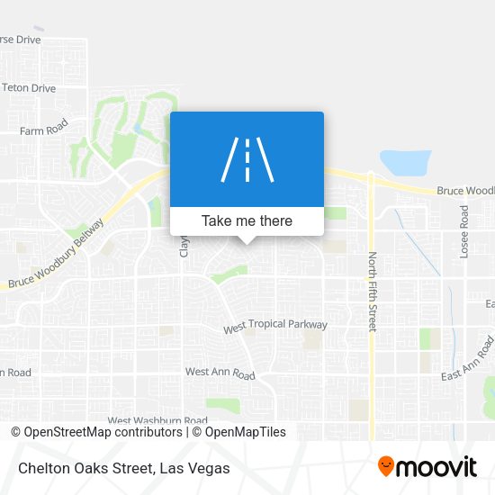 Chelton Oaks Street map
