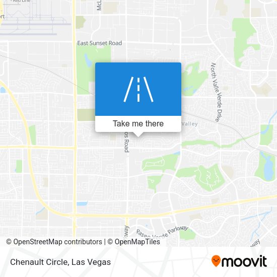 Mapa de Chenault Circle