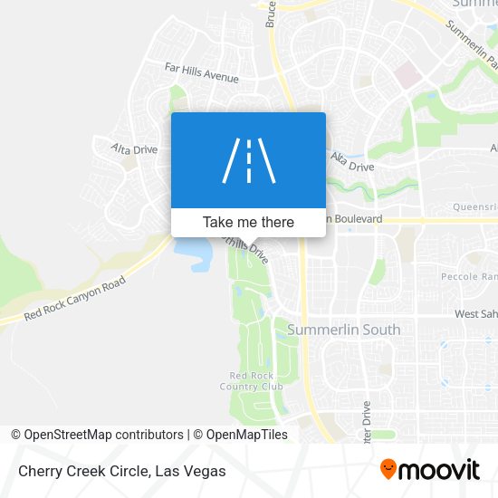Cherry Creek Circle map
