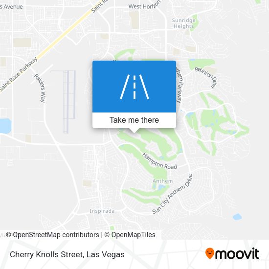 Cherry Knolls Street map