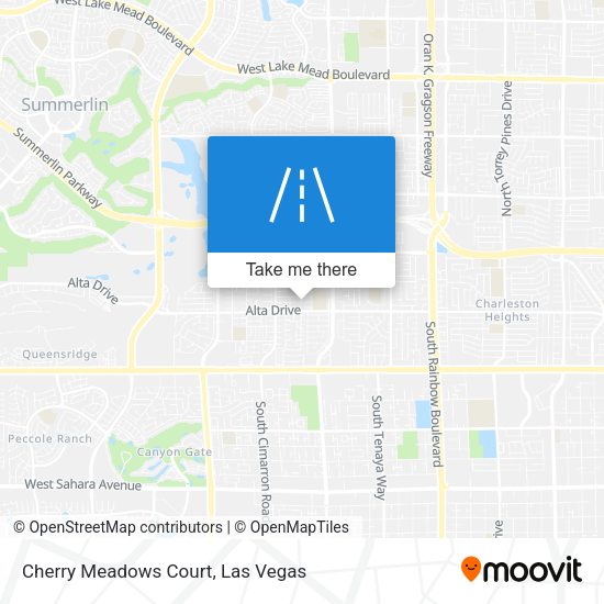 Cherry Meadows Court map