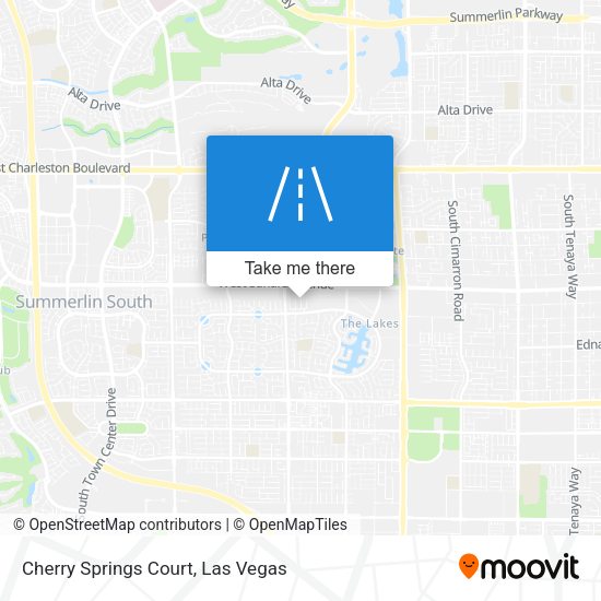 Cherry Springs Court map