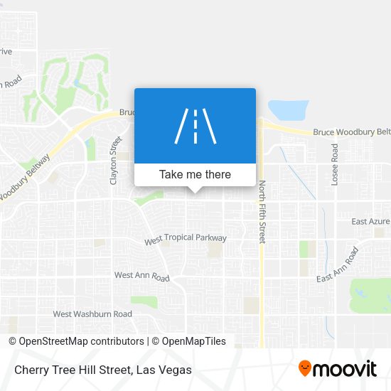 Mapa de Cherry Tree Hill Street