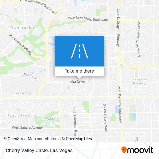 Cherry Valley Circle map