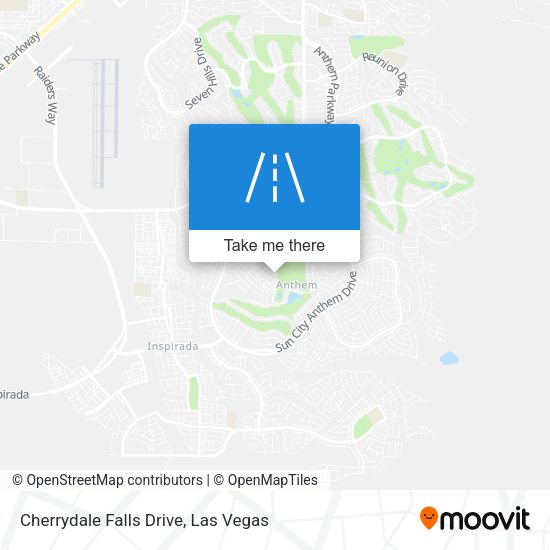 Cherrydale Falls Drive map