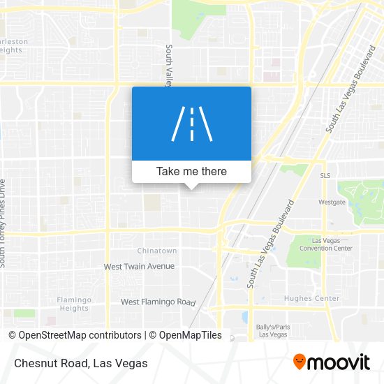 Mapa de Chesnut Road
