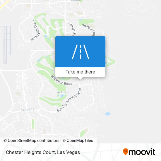 Chester Heights Court map