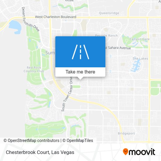 Chesterbrook Court map