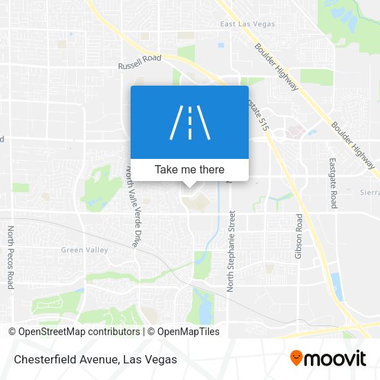 Chesterfield Avenue map