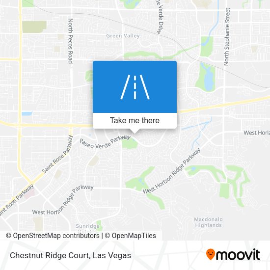 Chestnut Ridge Court map