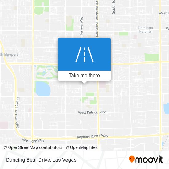 Dancing Bear Drive map