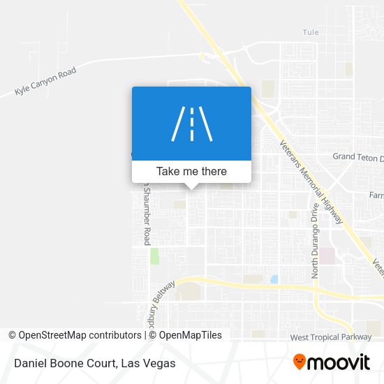 Daniel Boone Court map