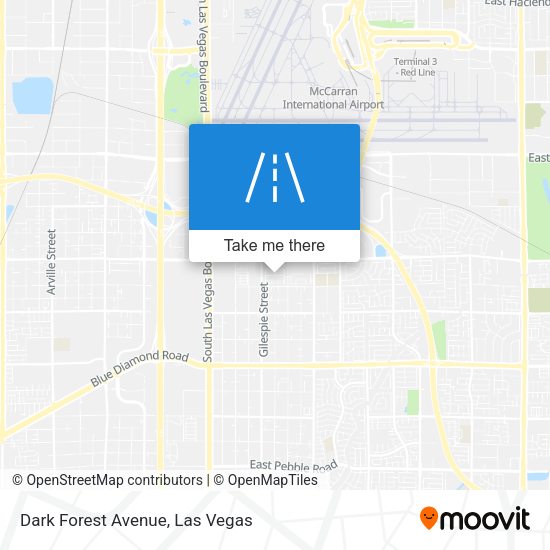 Dark Forest Avenue map