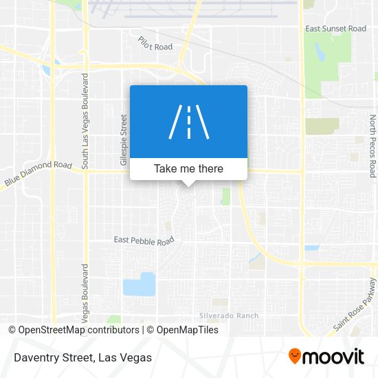 Mapa de Daventry Street