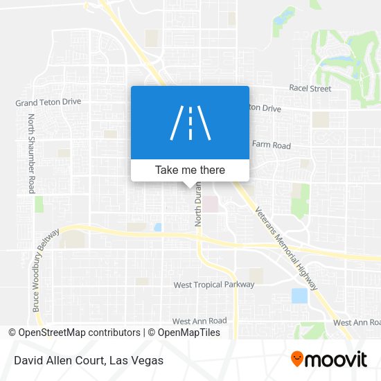David Allen Court map