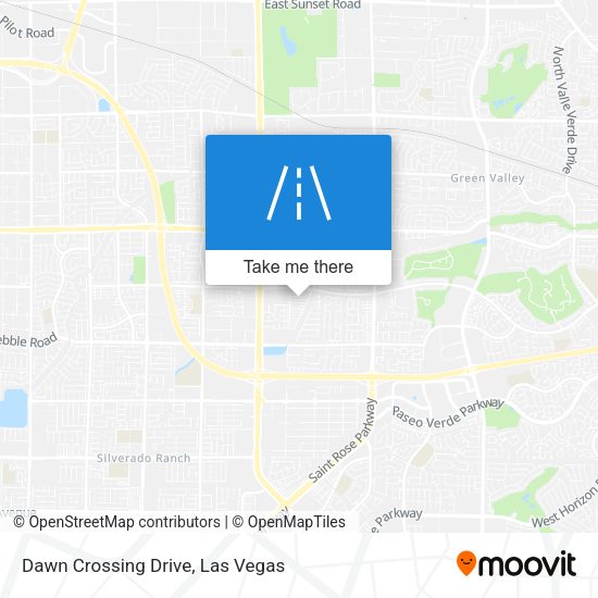 Dawn Crossing Drive map