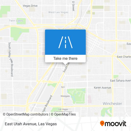 East Utah Avenue map
