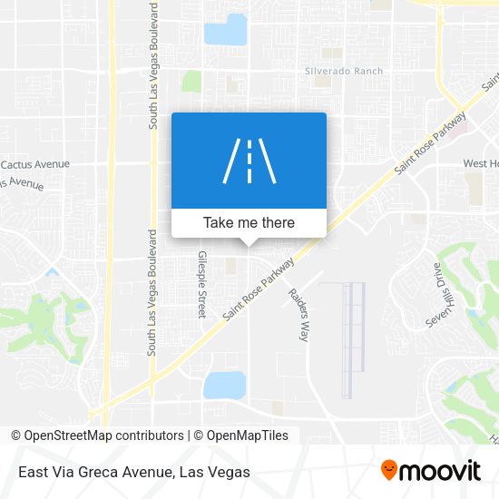 Mapa de East Via Greca Avenue