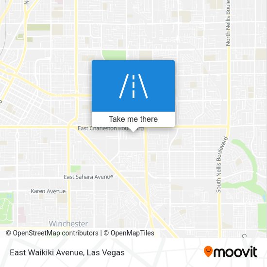 East Waikiki Avenue map