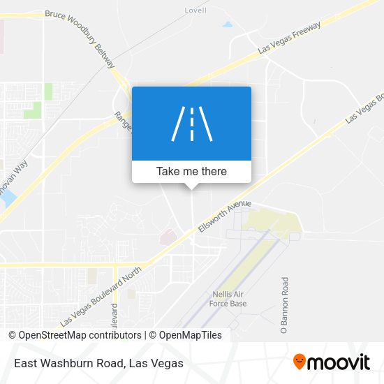 Mapa de East Washburn Road
