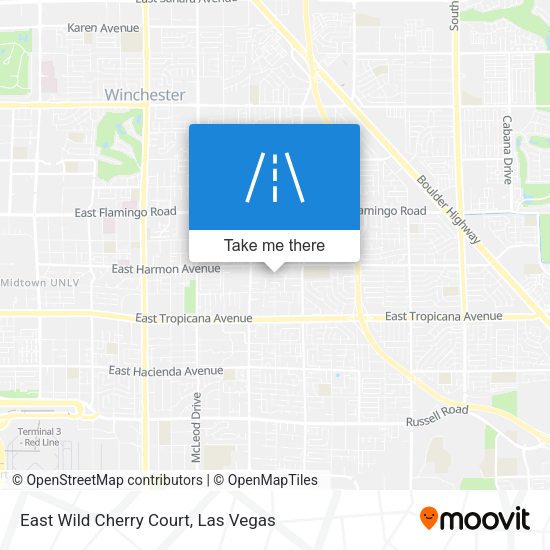 East Wild Cherry Court map